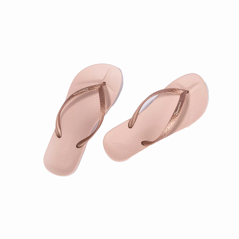 Ipanema Anatomica Tan Flip Flops Womens in Pink/Metalic Pink-2