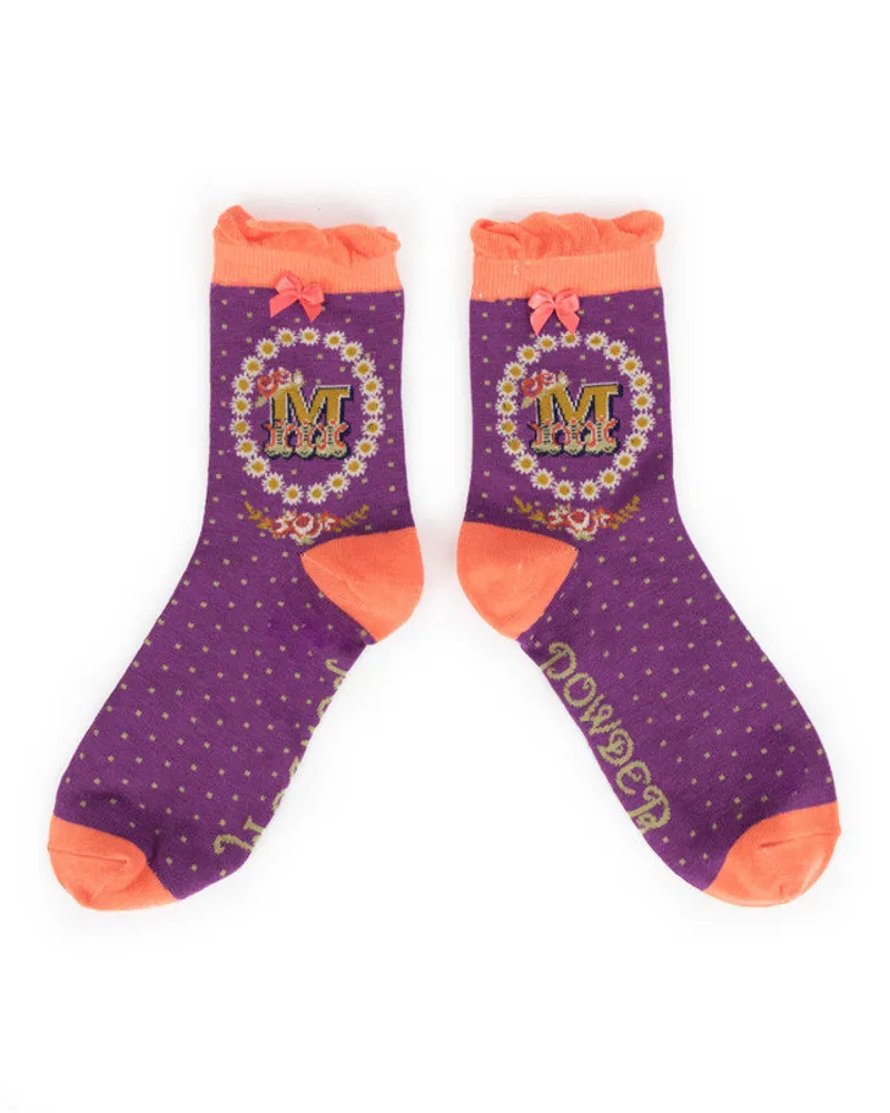 Powder A-Z socks Ladies M