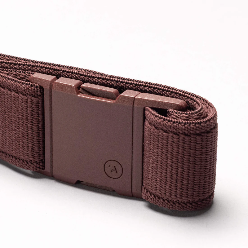 Arcade Atlas Slim Stretch Belt in Burgundy-3