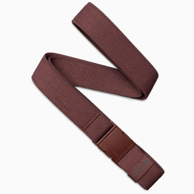 Arcade Atlas Slim Stretch Belt in Burgundy
