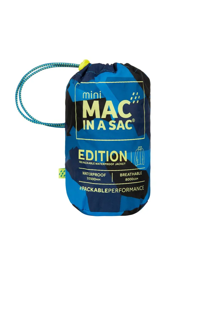 Mac in a Sac Edition jacket Kids Blue Camo-1