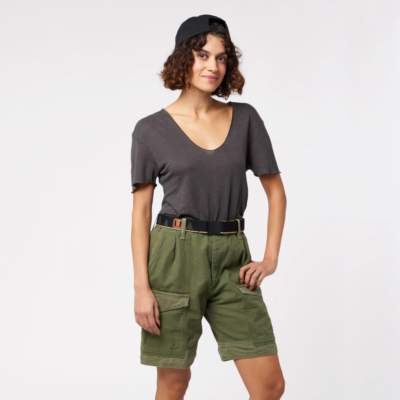 Arcade Blackwood Stretch Belt in Black/Sand-2