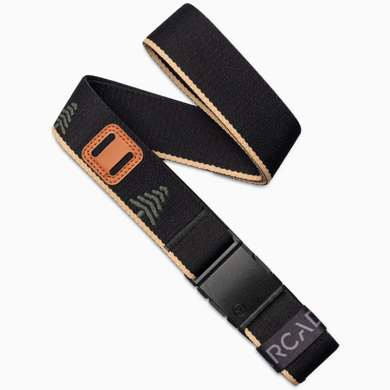 Arcade Blackwood Stretch Belt in Black/Sand