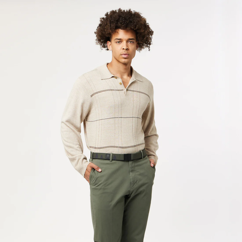 Arcade Blackwood Stretch belt in Ivy Green/Black-4