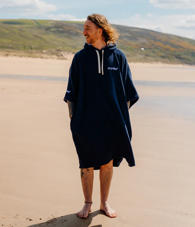 Dryrobe Organic Towel Robe in Navy-3