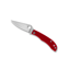 Spyderco Honeybee  Plain-Edge G-10 12c27 in Red