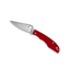  Spyderco Grasshopper Plain-Edge G-10 12c27 in Red