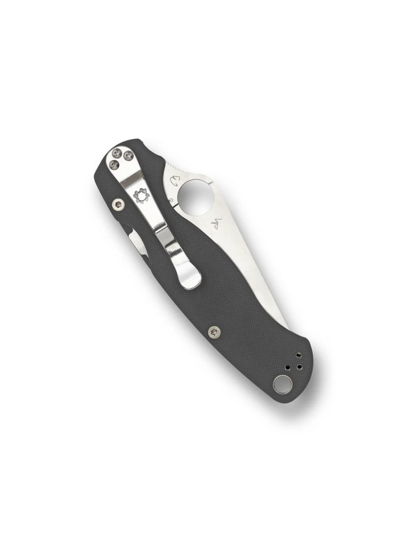 Spyderco Para Military 2 Maxamet in G-10 Dark Grey -2