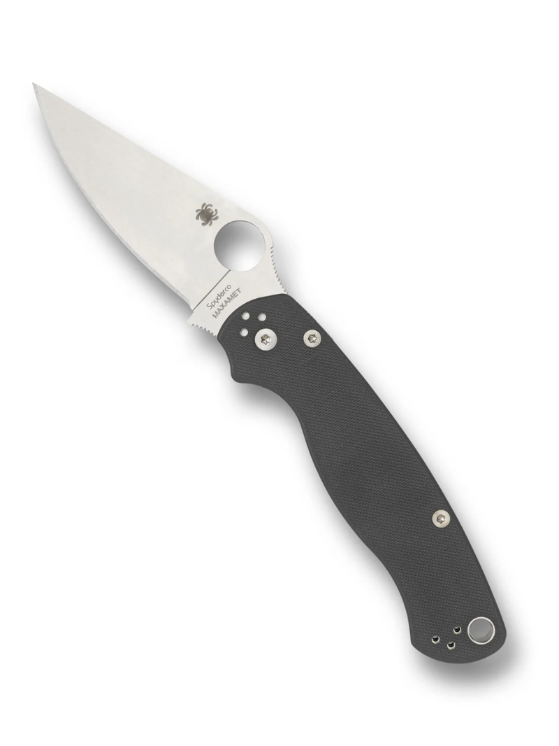 Spyderco Para Military 2 Maxamet in G-10 Dark Grey -1