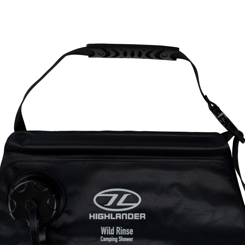 Highlander Wild Rinse Camping Shower in Black-4