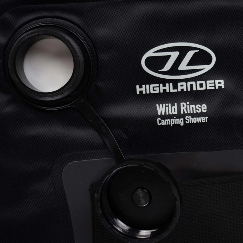 Highlander Wild Rinse Camping Shower in Black-5