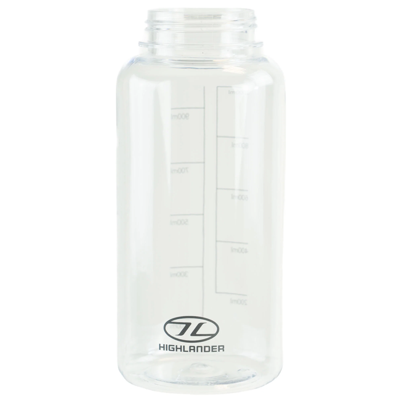 Highlander Njord 1000Tritan Bottle in Charcoal Clear-2