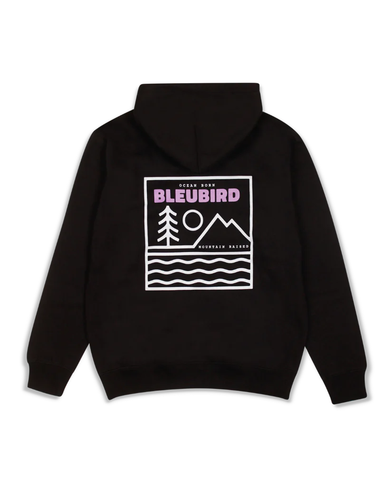 Bleubird Campout Hoodie Unisex in Black-4