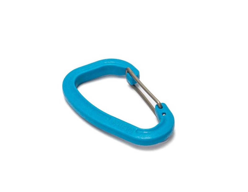 Wildo Plastic Carabiner in Light Blue