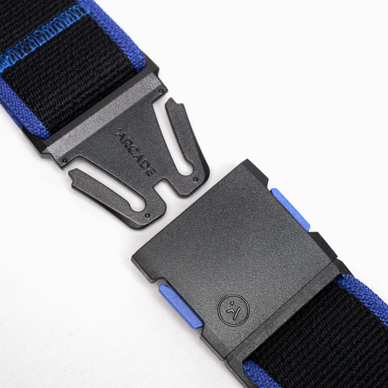 Arcade Carto Stretch Belt in Black/Cobalt-1