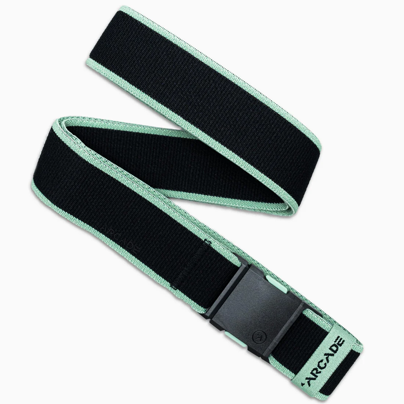 Arcade Carto Strech Belt in Black/Mint