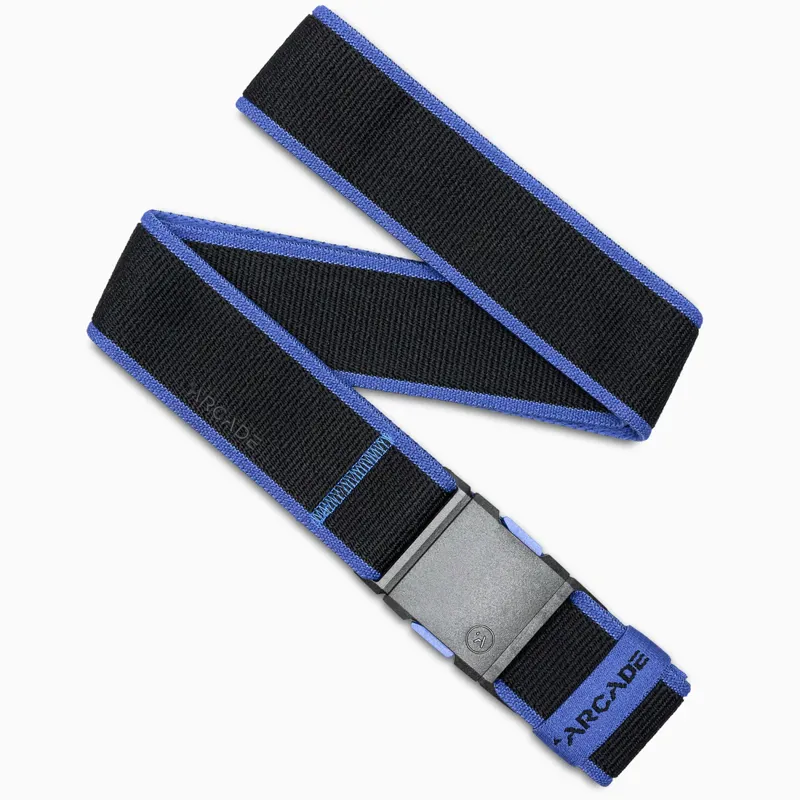 Arcade Carto Stretch Belt in Black/Cobalt