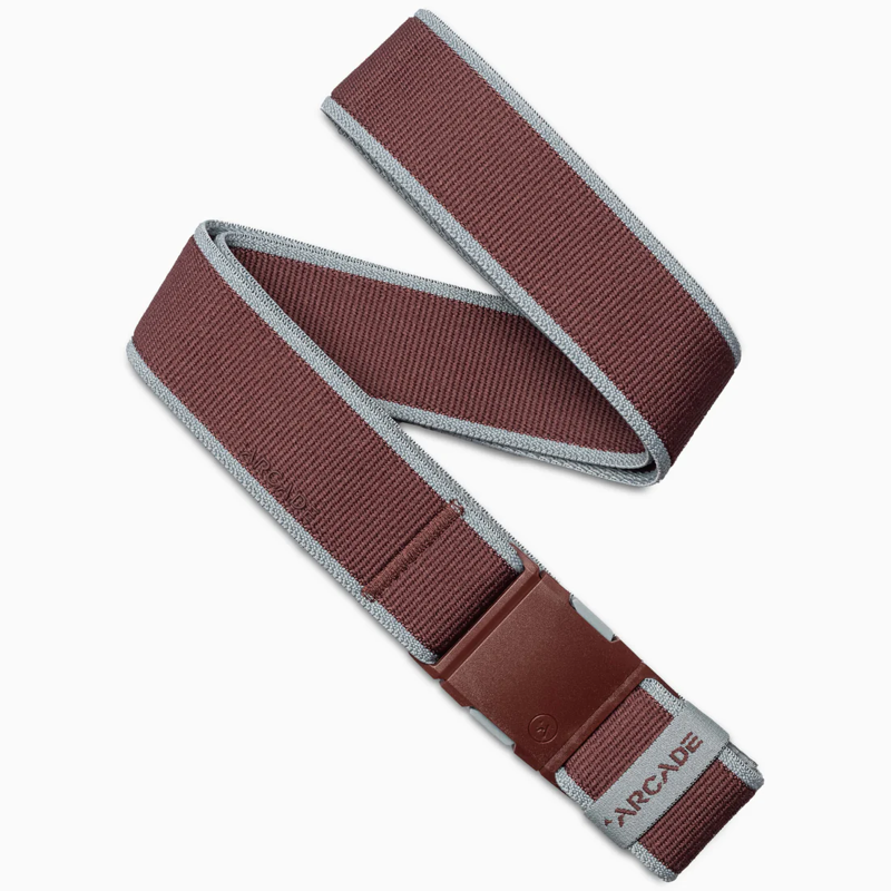 Arcade Carto Stretch Belt in Burgundy/Cloud
