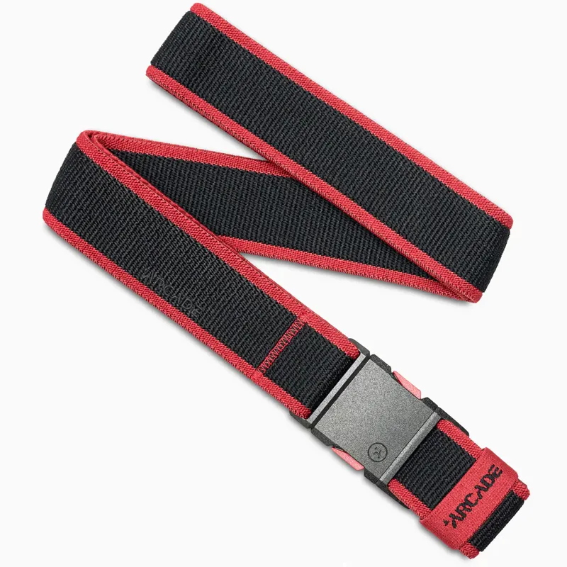 Arcade Carto Stretch Belt Slim in Black/Burnt