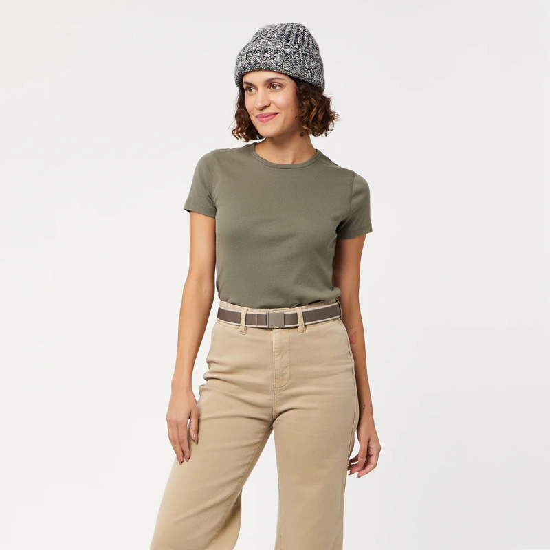 Arcade Carto Slim Stretch Belt in Dunes/Oat-5