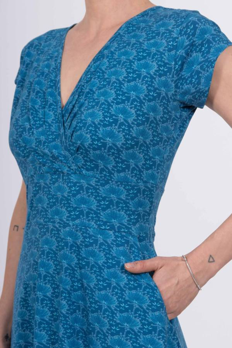 Chapati Dragana Dress Womens in Blue Lotus-2