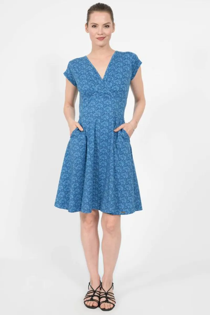 Chapati Dragana Dress Womens in Blue Lotus