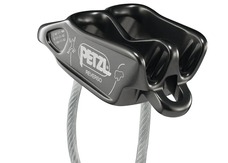 Petzl Reverso Belay/Descender in Grey-3