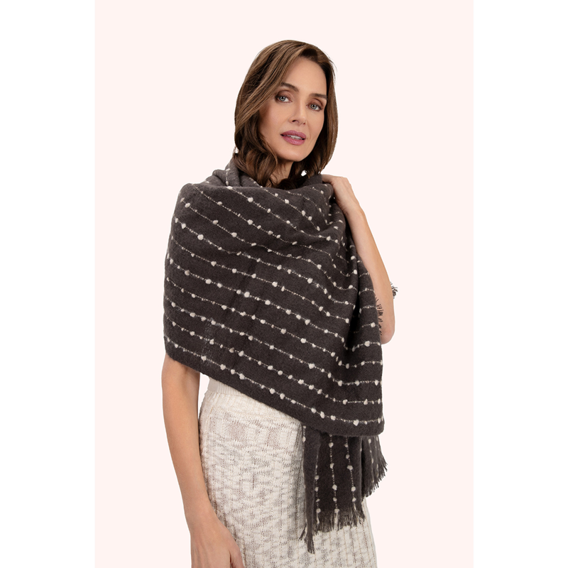 Powder Dakota Cosy Scarf in Chocolate