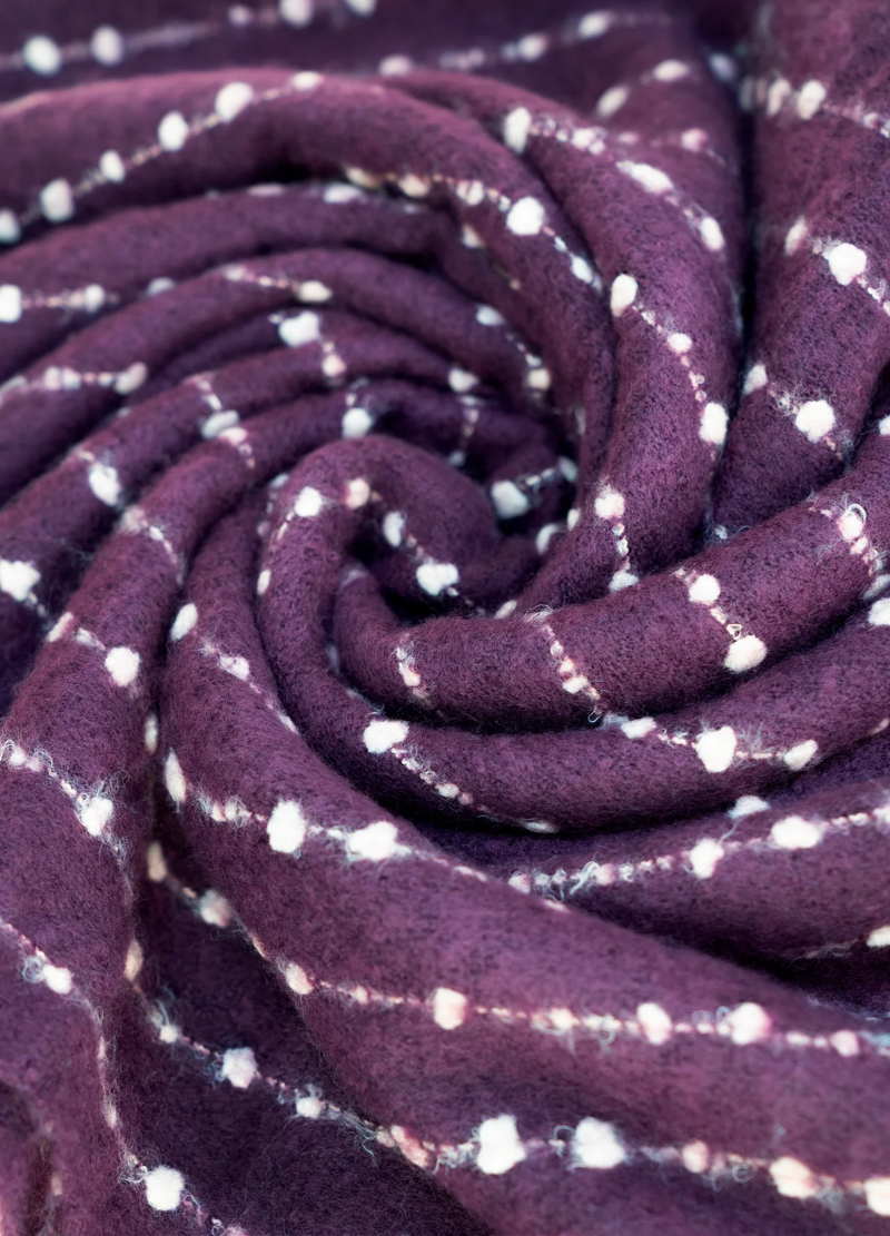 Powder Dakota Scarf in Damson-1