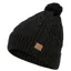 Highlander Beira lined bobble hat in Black