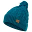 Highlander Beira lined bobble hat in Ocean Blue