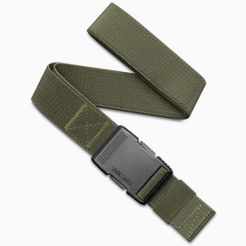 Arcade Hardware Stretch Belt in Olive