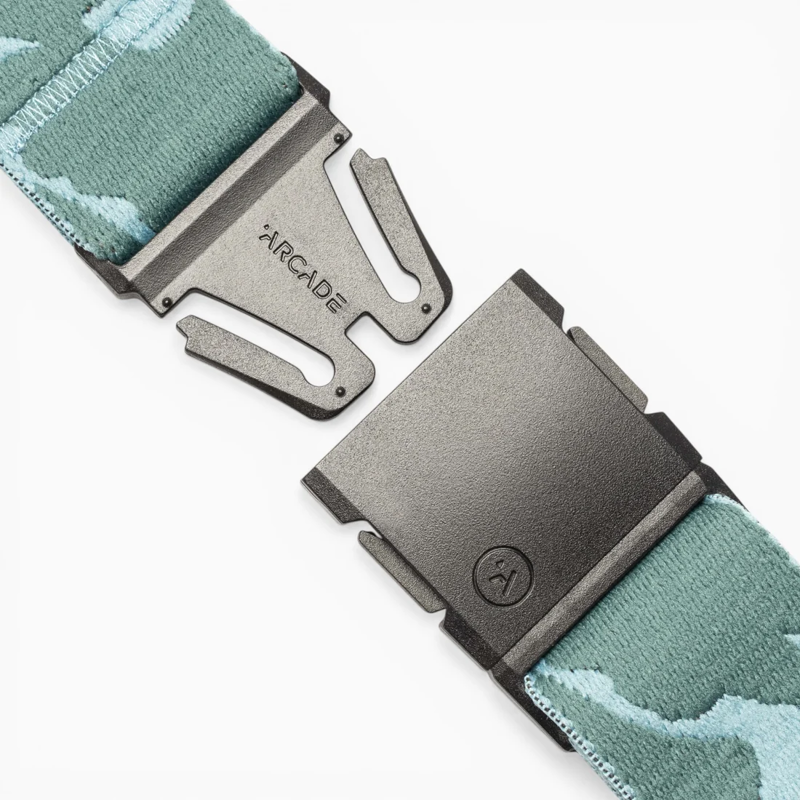 Arcade High Fives Duck Camo Stretch Belt in Cove-3