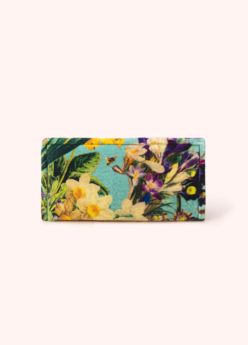 Powder Velvet Sunglasses Pouch in Spring Flora-1
