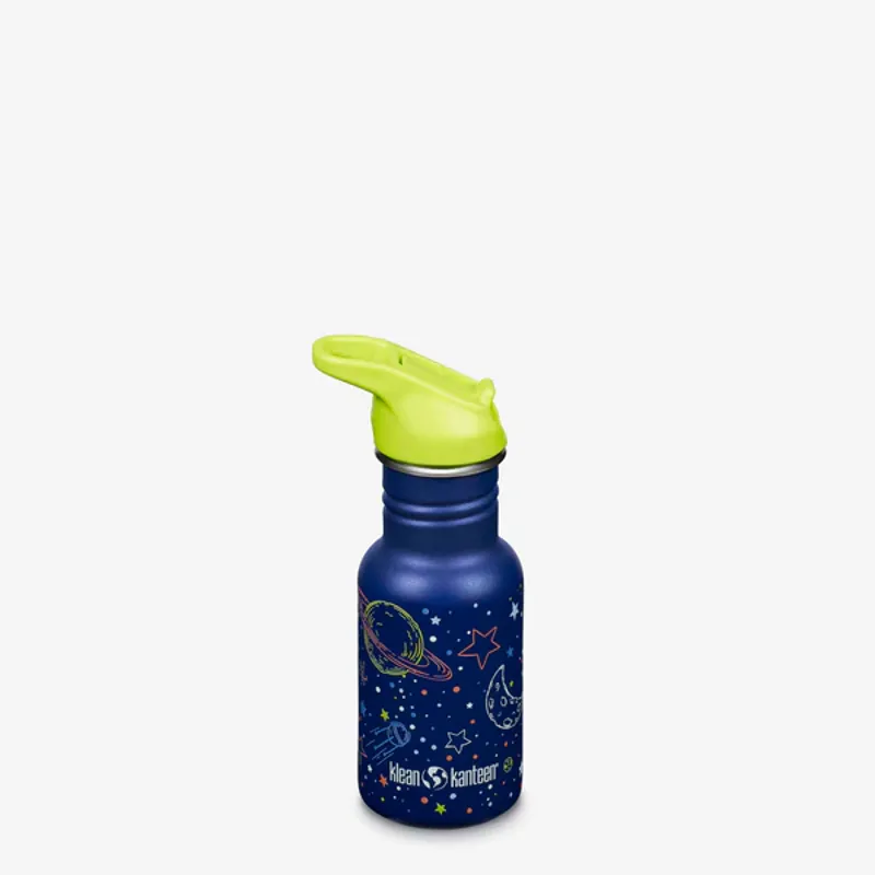 Kid Kanteen 355ml Narrow Flip Bottle in Milky Way