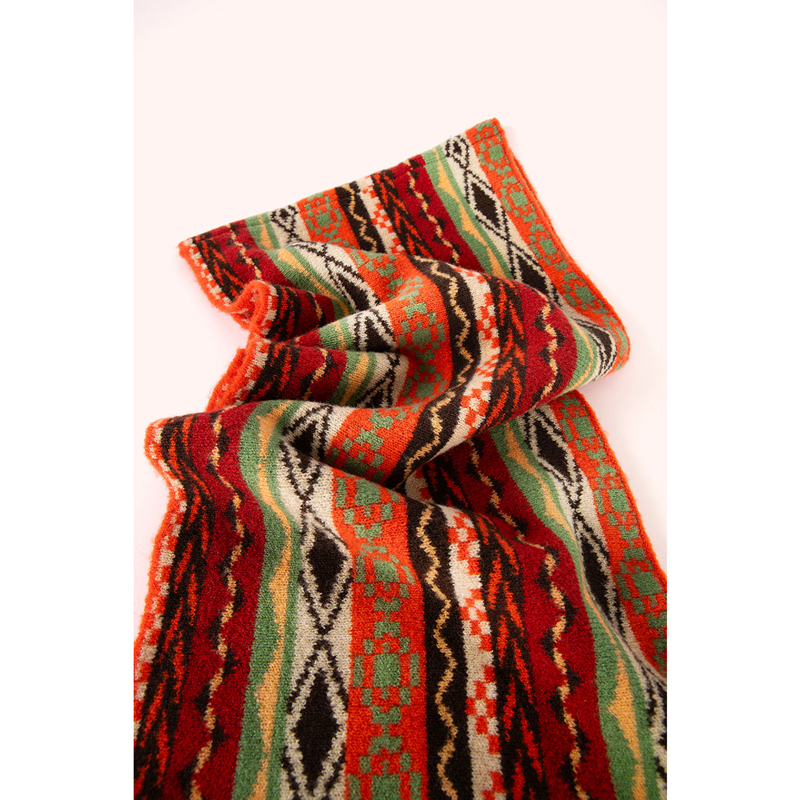 Powder Kayla Fair Isle Snood in Russet-2