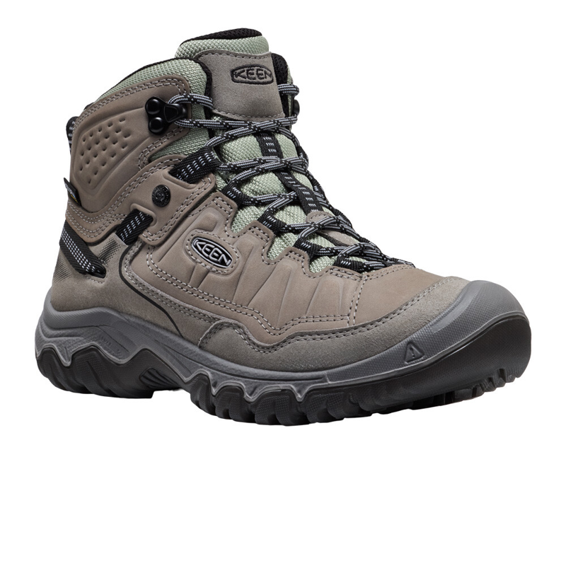 Keen Targhee IV Mid WP Womens in Steel Grey/ Lily Pad-2