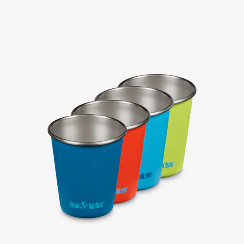 Klean Kanteen 10oz Steel Cup 4 pk in Dragon Tail