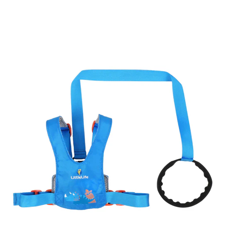 Littlelife Toddler Reins in Blue Triceratops-2
