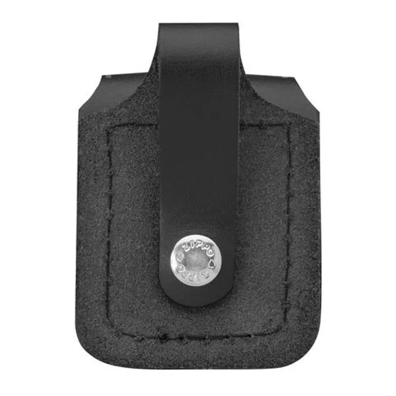 Zippo Leather Lighter Pouch in Black-2
