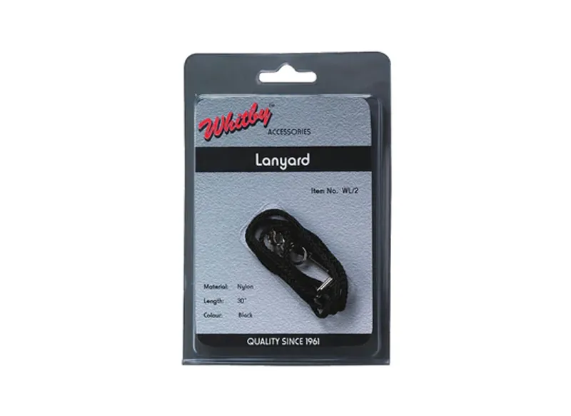 Whitby Lanyard in Black