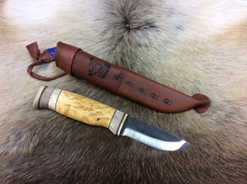 Wood Jewel Lapland Puukko With Birch/Horn Handle
