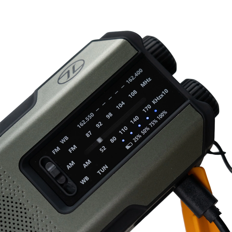 Highlander Survival Radio in Olive Green-13