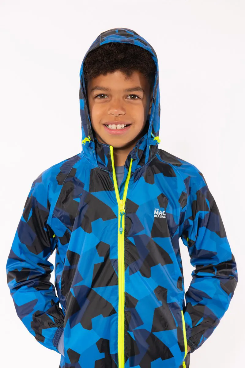 Mac in a Sac Edition jacket Kids Blue Camo-6