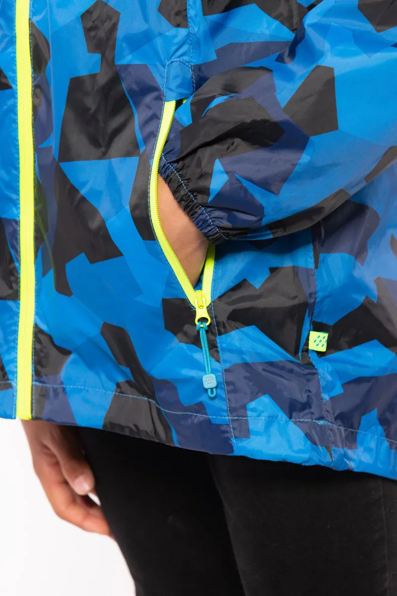 Mac in a Sac Edition jacket Kids Blue Camo-3