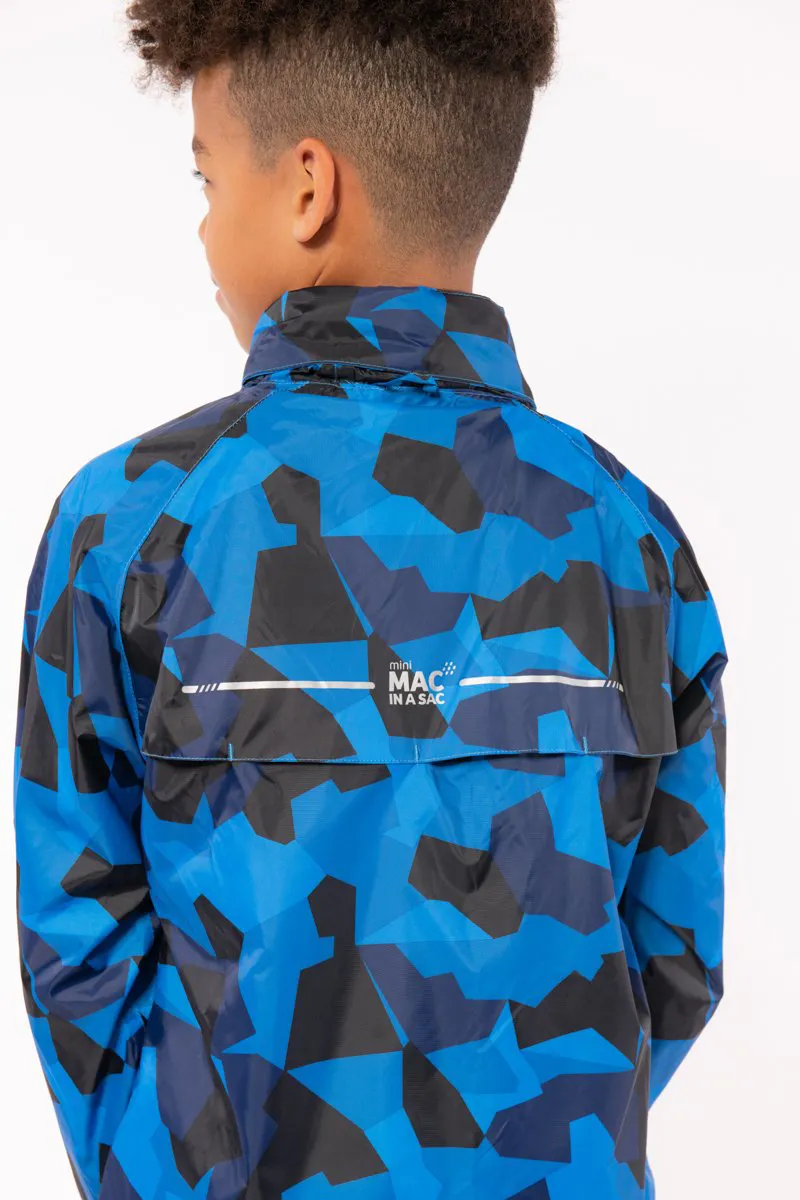Mac in a Sac Edition jacket Kids Blue Camo-4