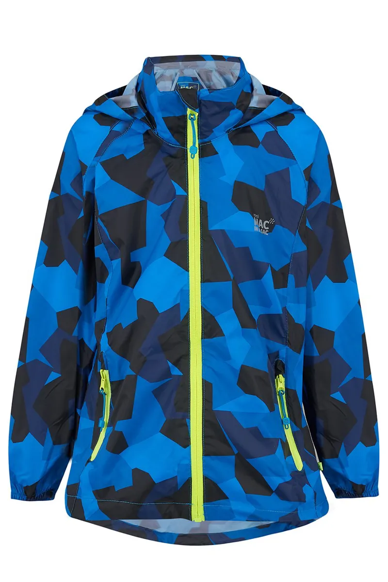 Mac in a Sac Edition jacket Kids Blue Camo