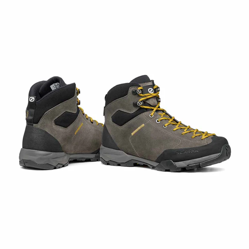 Scarpa Mojito Hike GTX Wide Mens in Titanium/Mustard-2