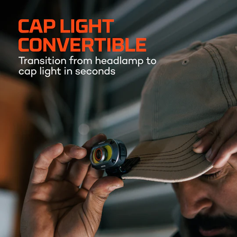 Nebo Mycro 550 Headtorch in Red-2