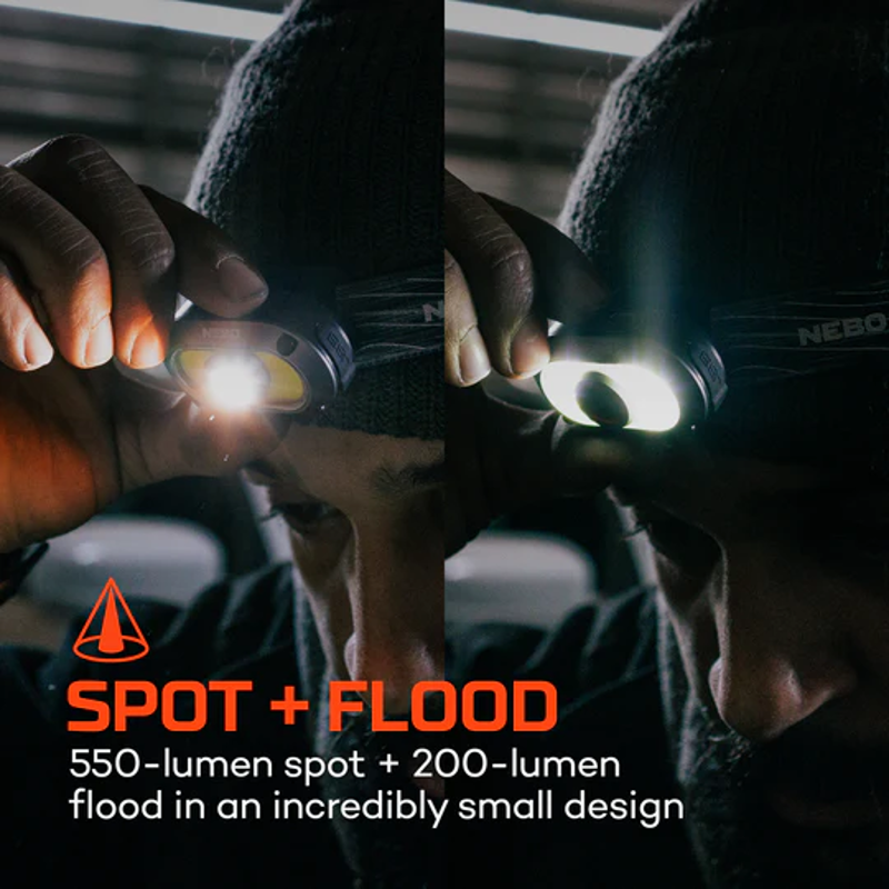 Nebo Mycro 550 Headtorch in Blue-4